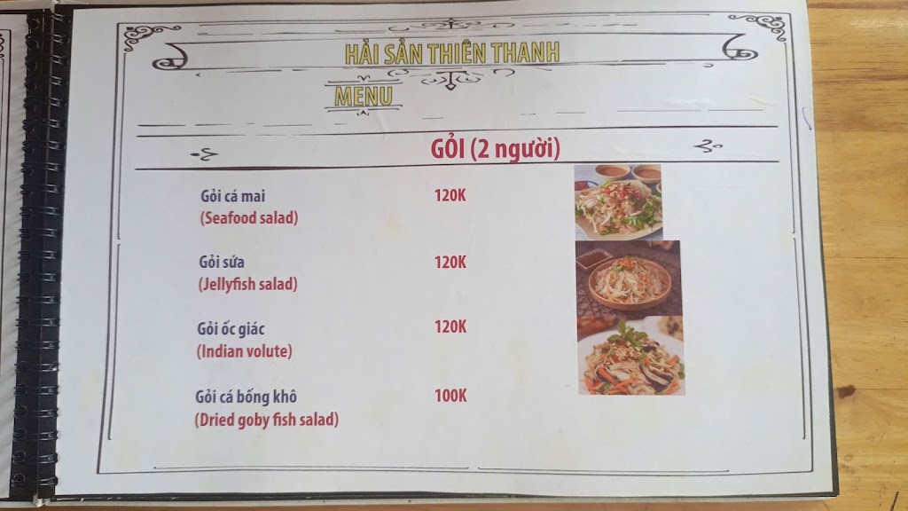 Hải sản - Bún bò - cafe võng pha máy Thiên Thanh
